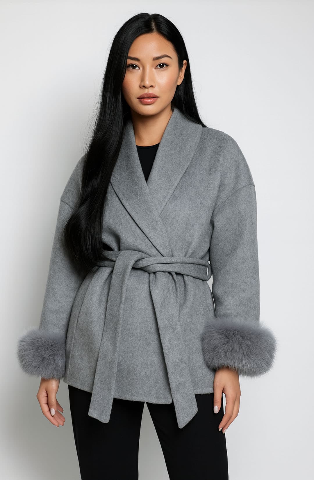 Verona Wool Coat Grey